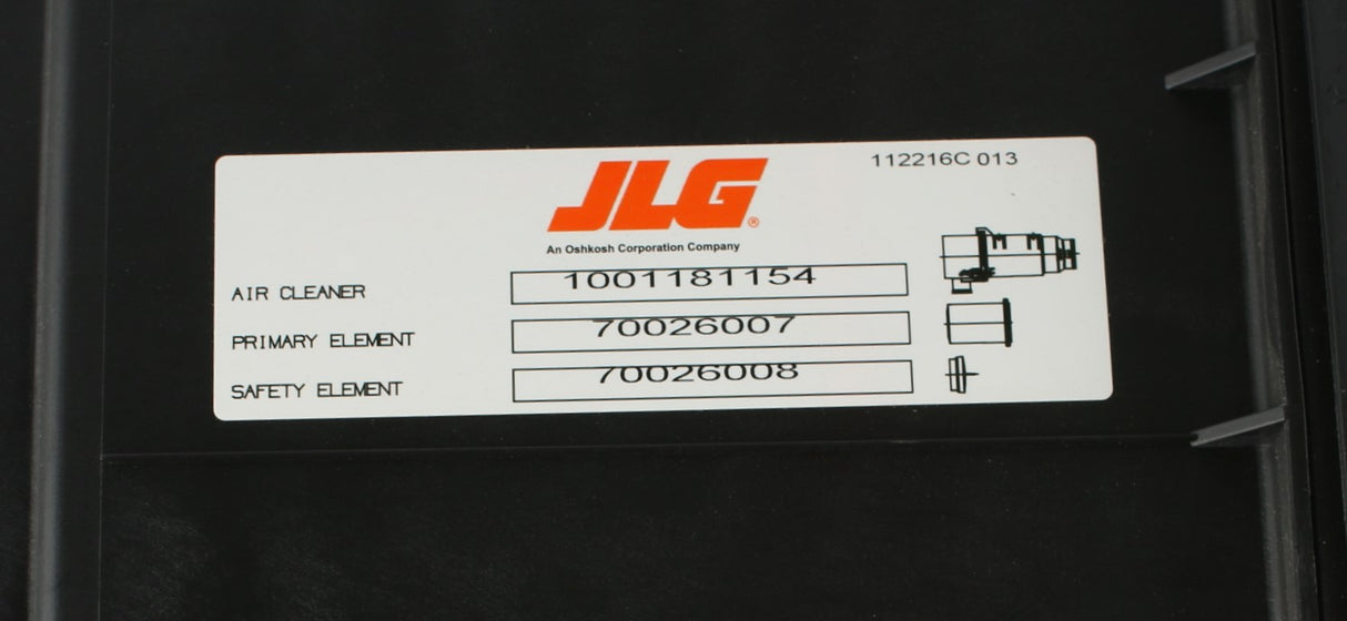 JLG - 1001181154 - FILTERAIR CLEANER