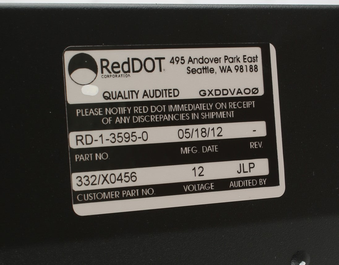 RED DOT - RD-1-3595-0 - HEATER ASM