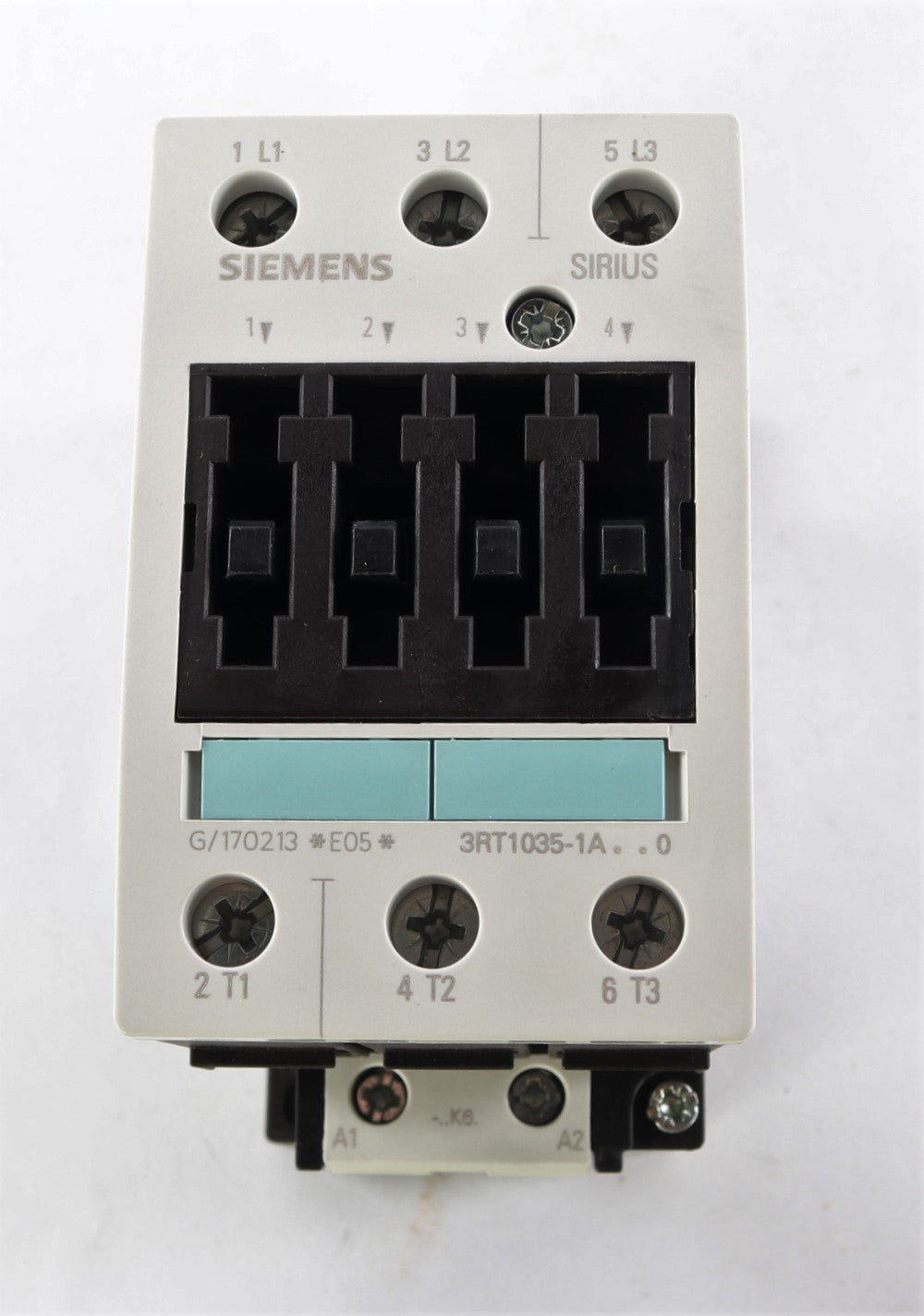 SIEMENS - 3RT1035-1AK60 - CONTACTOR 3 POLE 120V 60 HZ 18.5KW