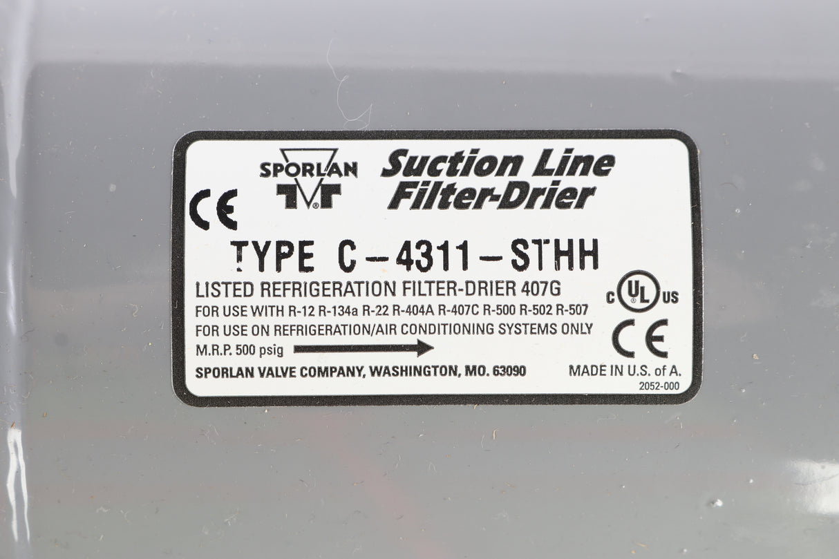 SPORLAN - C-4311-STHH - FILTER/DRYER - REFRIGERATION 1-3/8in LINE