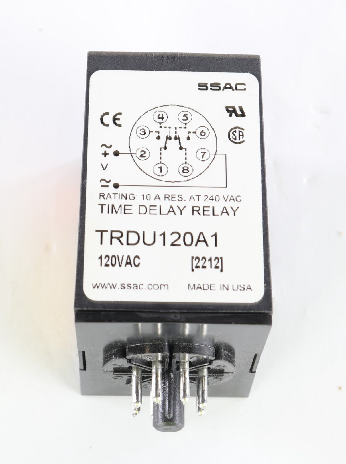SYMCOM SSAC (LITTELFUSE) - TRDU120A1 - RELAY - TIME DELAY