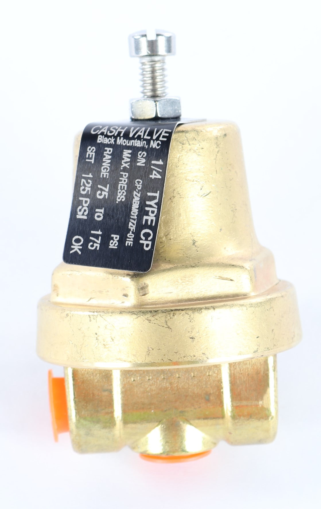 EMERSON - CP-ZABM017ZF-01E - PNEUMATIC PRESSURE PILOT VALVE 75-175psi SET 125