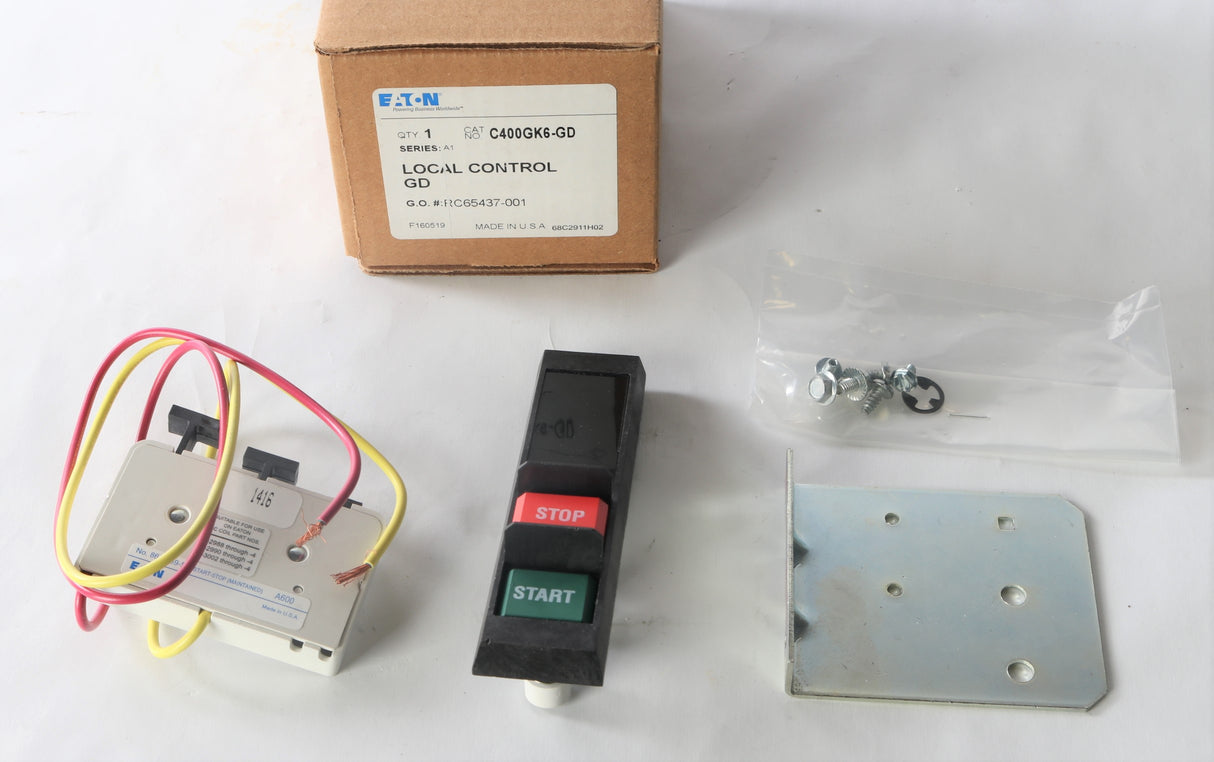 CUTLER HAMMER - C400GK6-GD - SWITCH - ON/OFF SELECTOR PUSH-BUTTON KIT