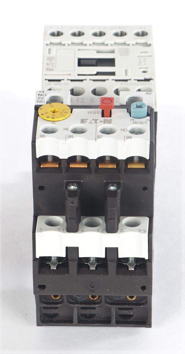 CUTLER HAMMER - XTAE009B01AD010 - IEC NON-REVERSE MOTOR STARTER 3PH 120VDC COIL 9A