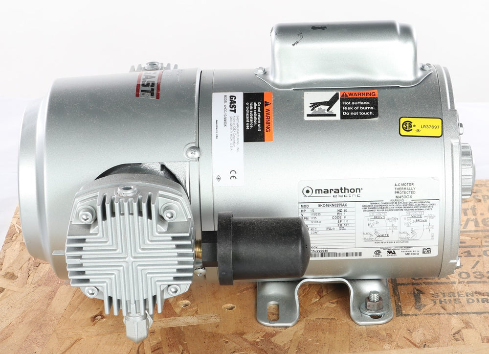 GAST (IDEX) - 4HCC-10-M450X - AIR PUMP & ELECTRIC MOTOR ASM