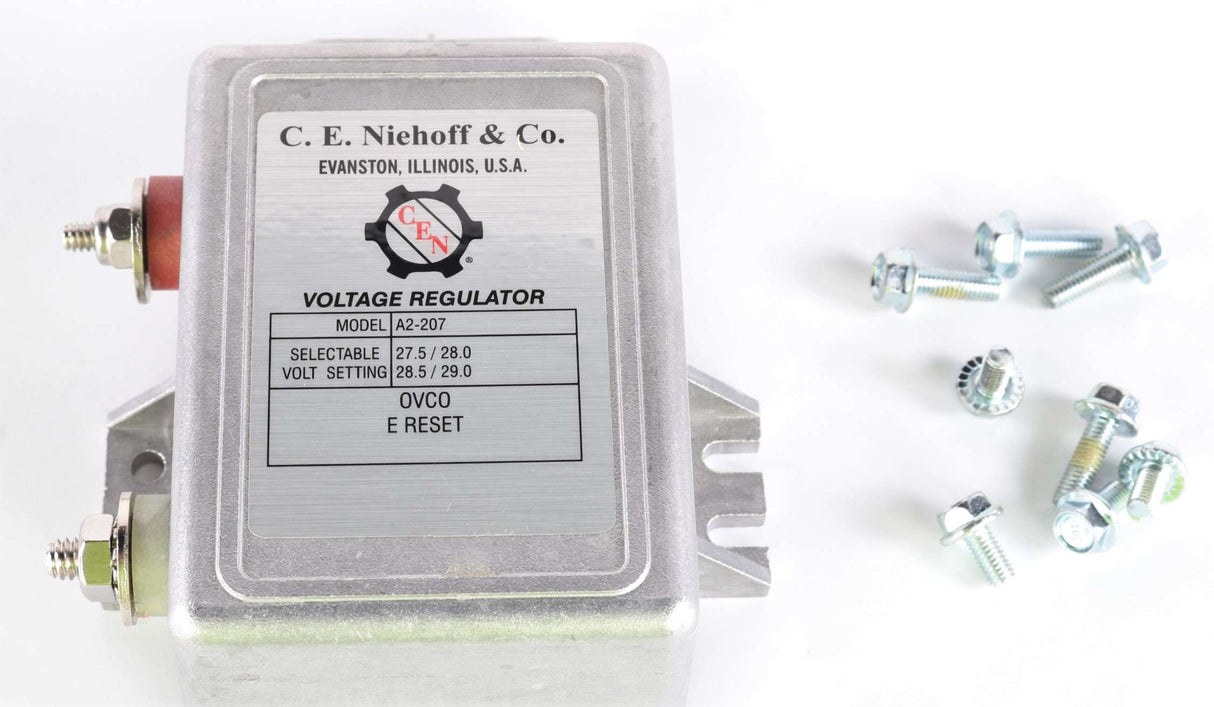 C. E. NIEHOFF ELECTRIC CO. - A2-207 - VOLTAGE REGULATOR 27.5-29V W/ D+TERMINALS