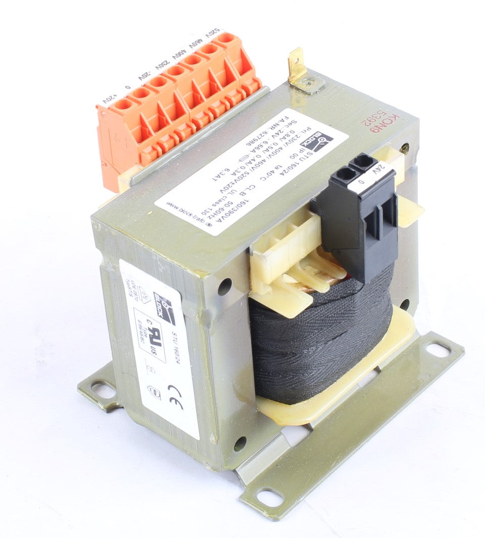 BLOCK Transformatoren-Elektronik - STU160/24 - TRANSFORMER 160VA 210-540VAC PRIM 24VAC SEC