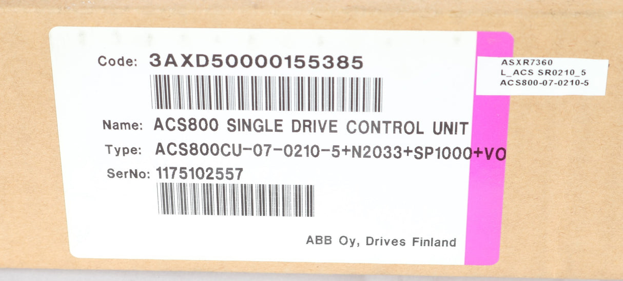 ABB - 3AXD50000155385 - SINGLE DRIVE CONTROL UNIT