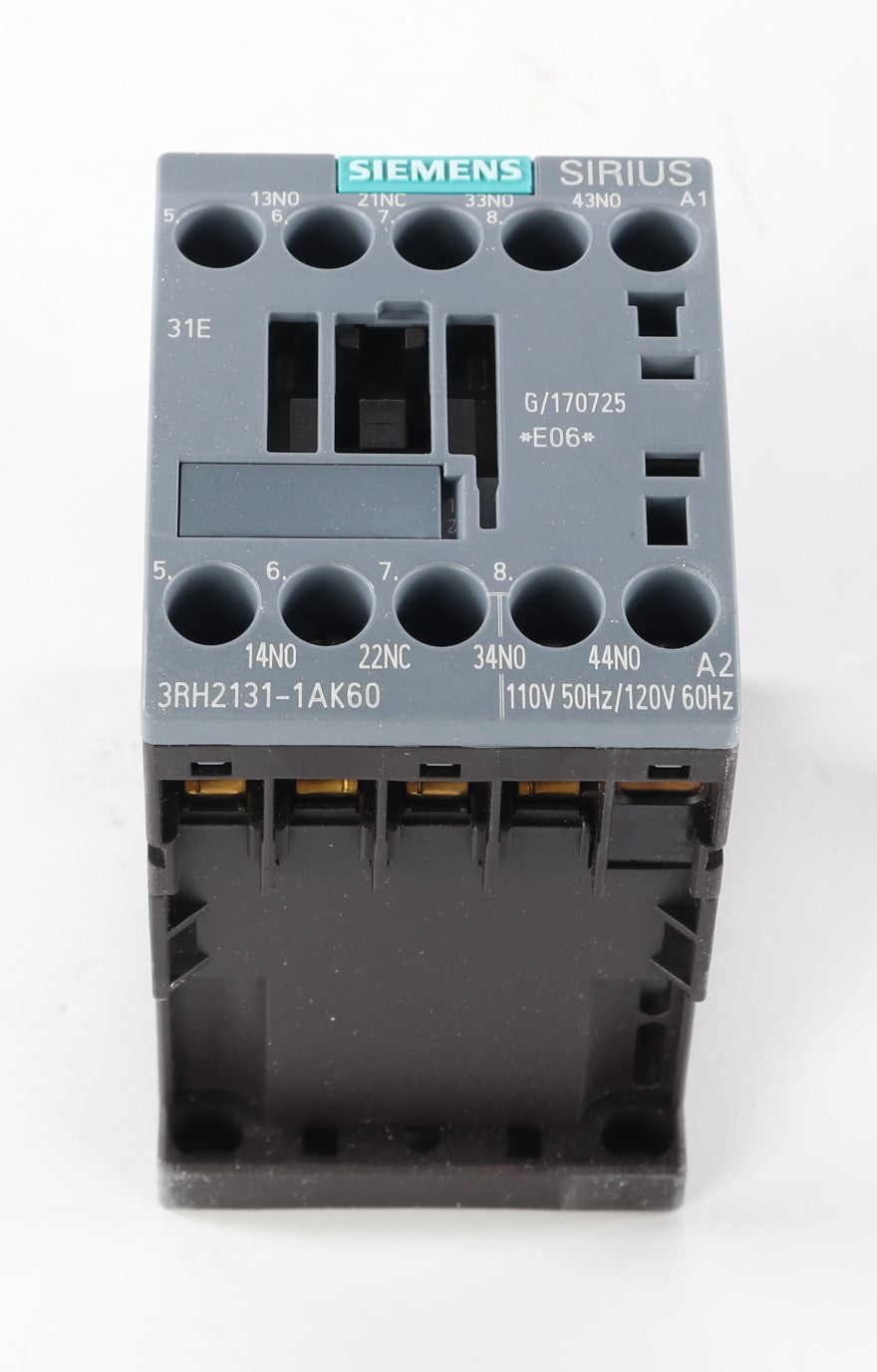SIEMENS - 3RH2131-1AK60 - CONTACTOR RELAY 110/120 VAC