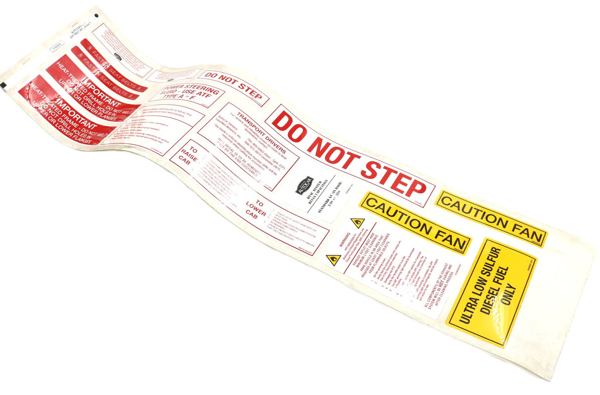 AUTOCAR - A9710027-001 - LABEL KIT DOT ACMD