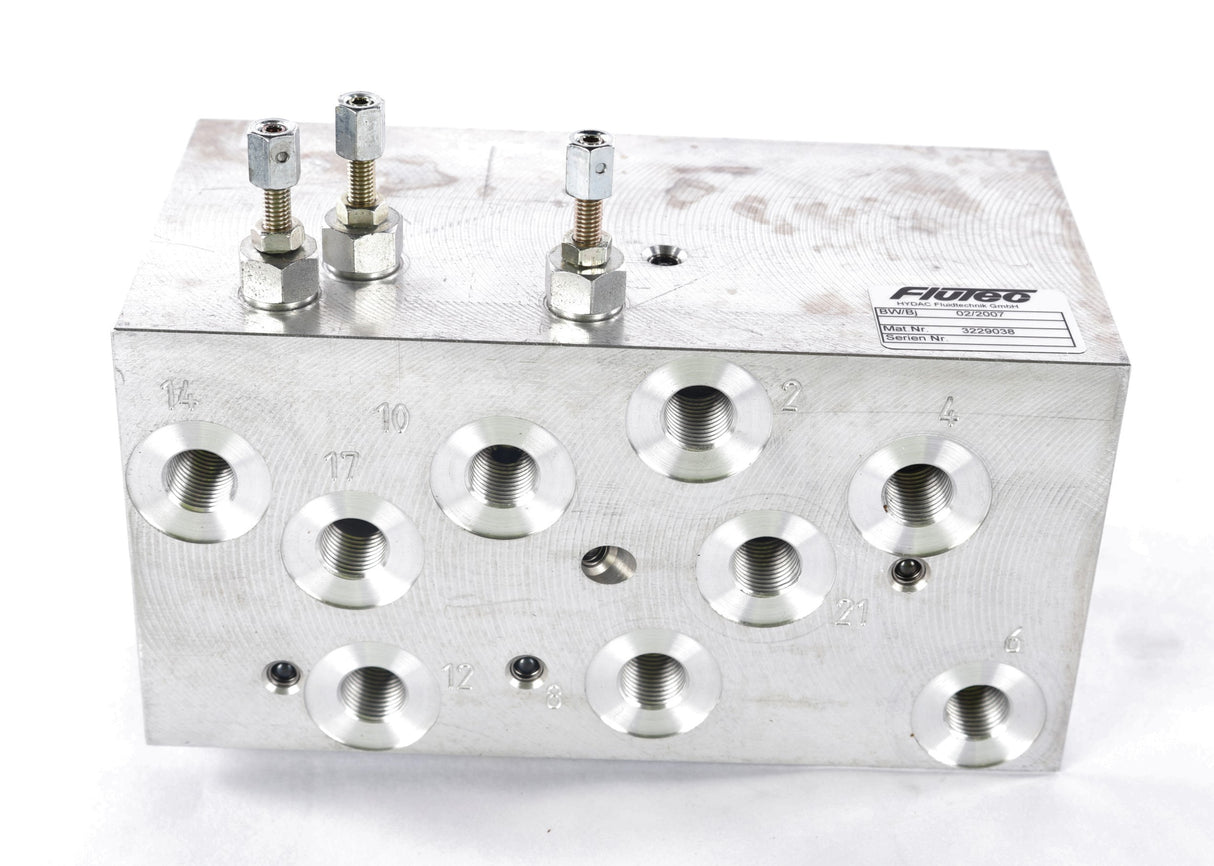 HYDAC - 3229038 - SHUTTLE VALVE BLOCK