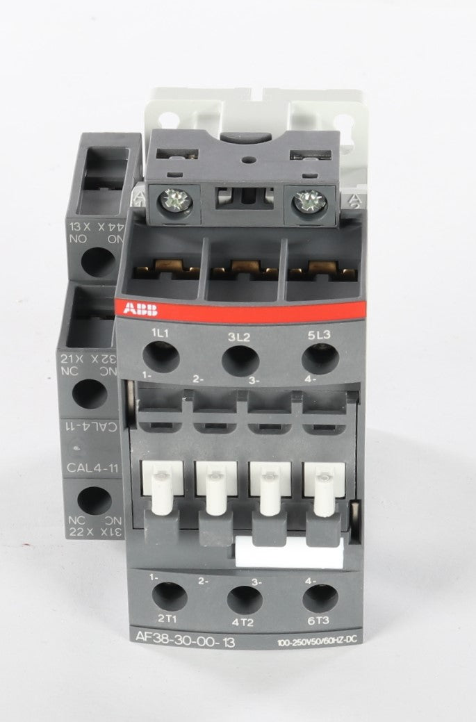 ABB - AF38-30-00-13+CAL4-11 - CONTACTOR W/CAL4-11 AUX CONTACT BLOCK