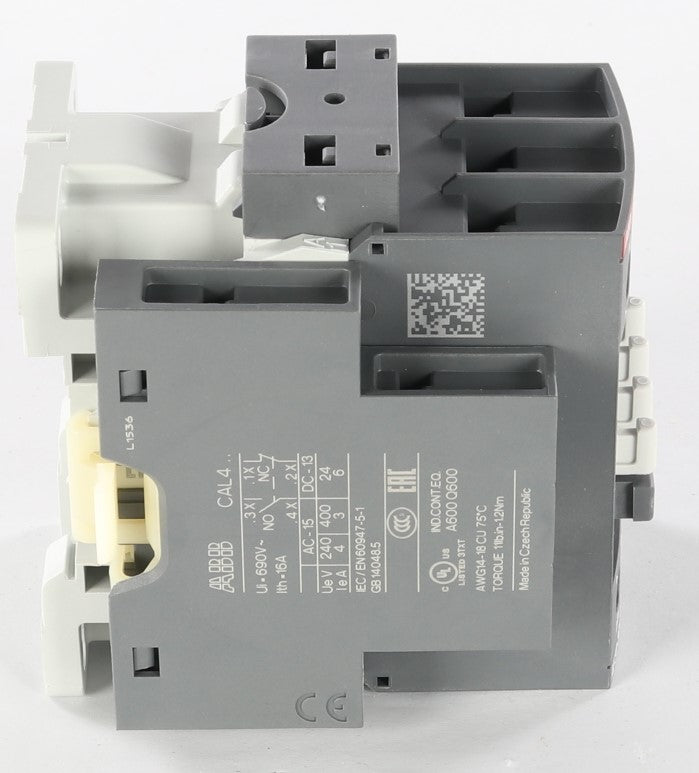 ABB - AF38-30-00-13+CAL4-11 - CONTACTOR W/CAL4-11 AUX CONTACT BLOCK