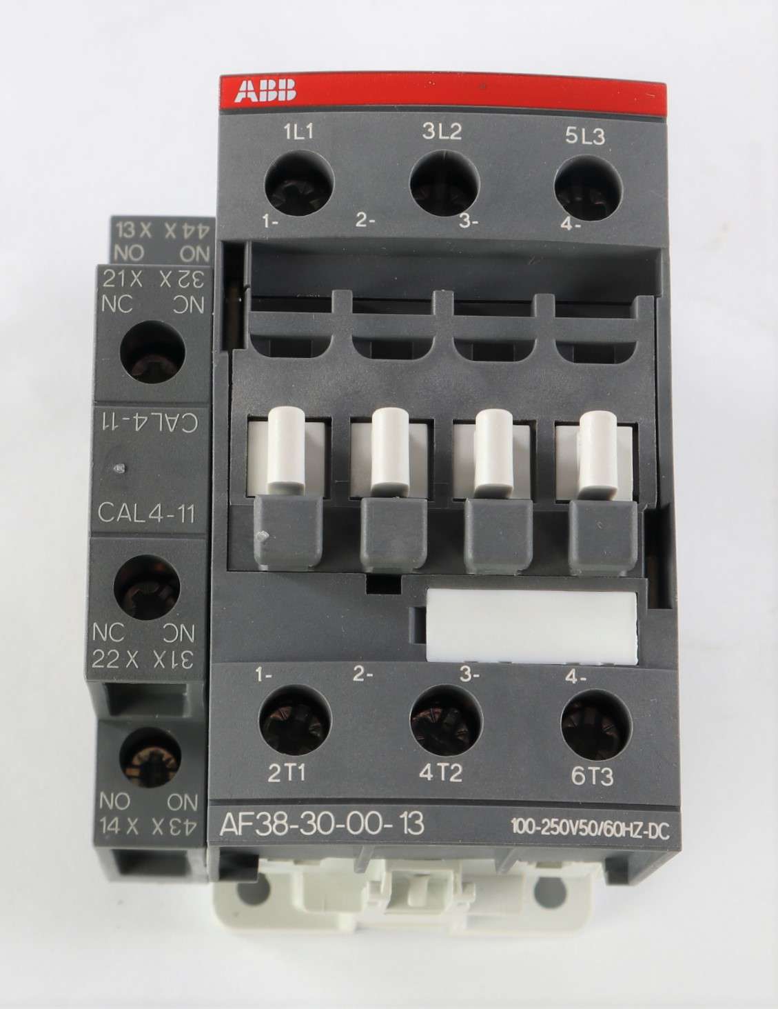 ABB - AF38-30-00-13+CAL4-11 - CONTACTOR W/CAL4-11 AUX CONTACT BLOCK