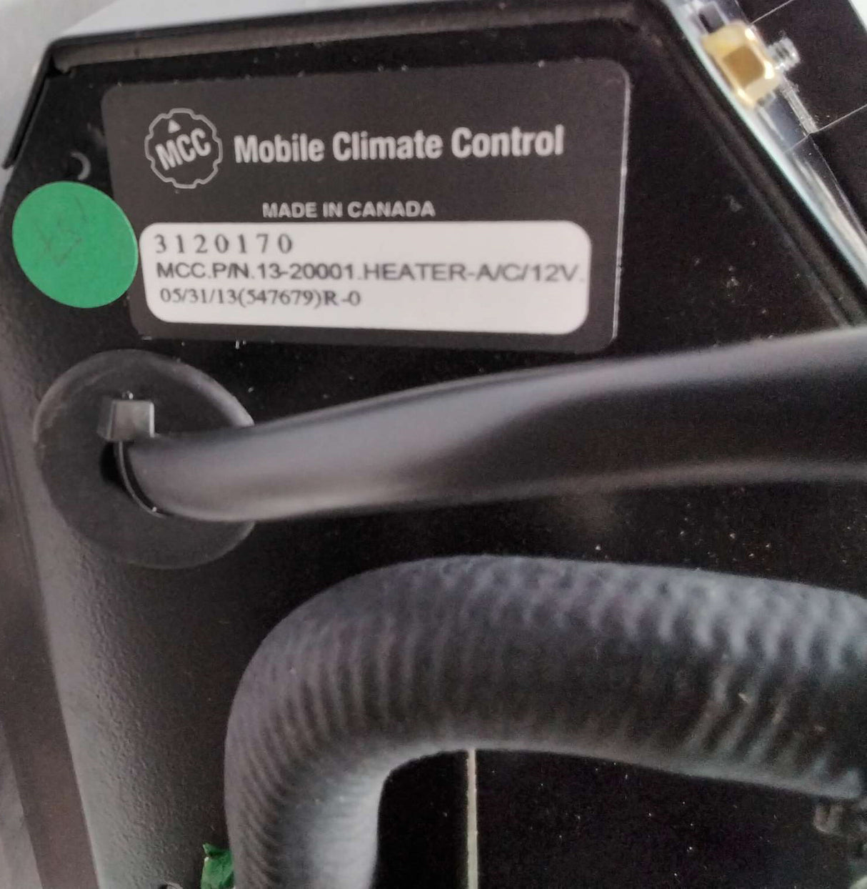 MCC - 13-20001 - HVAC ASSEMBLY - 12V