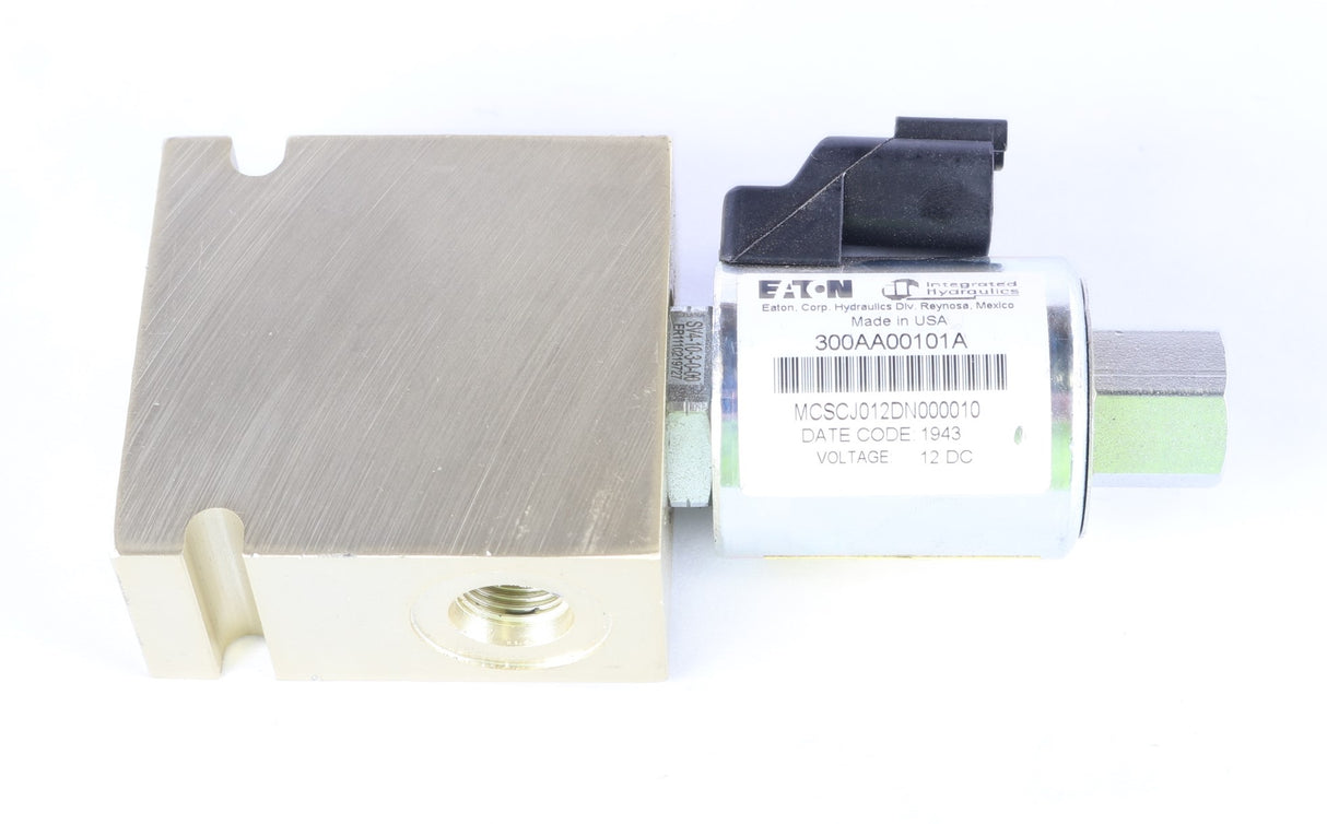 VICKERS - SV4-10-V-3-6T-12DN - HYDRAULIC SOLENOID VALVE 3WAY W|COIL & MANIFOLD