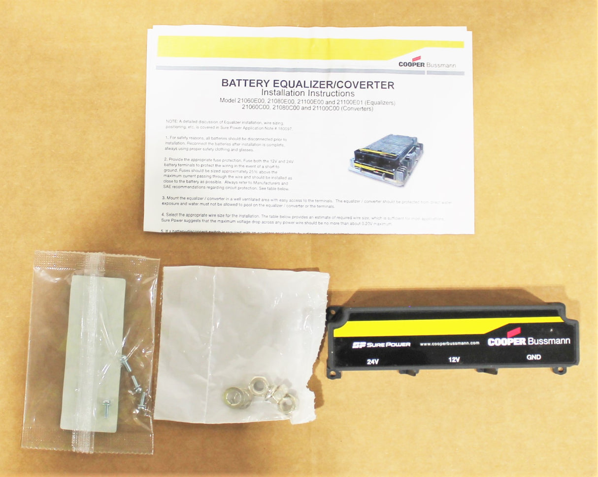 SCHWARZE - 68255 - VOLTAGE CONVERTER 24VDC TO 12VDC 60A