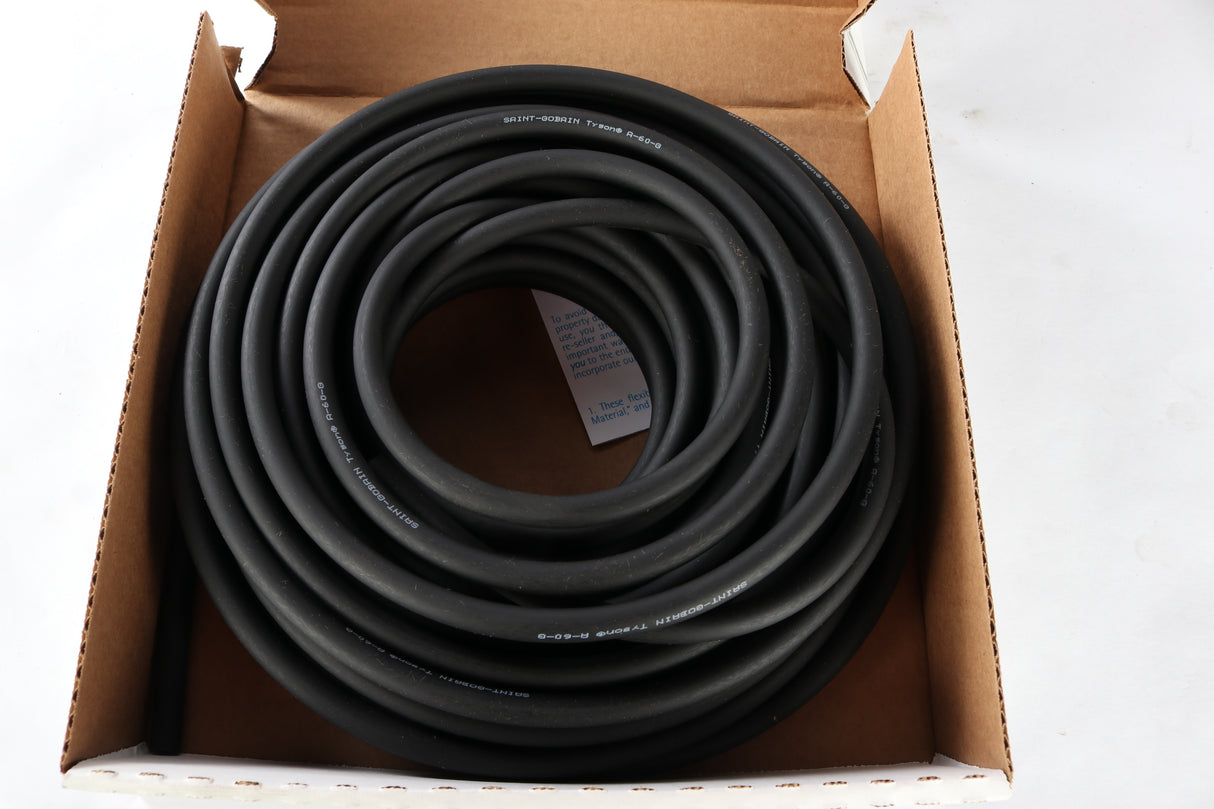 TYGON (SAINT-GOBAIN FLUID TRANSFER) - AFL00013 - TUBING BLK TYGON 50' ROLL 3/16"ID 3/8"OD ($/ROLL)