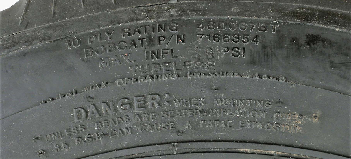 BOBCAT - 7166354 - TIRE AG FRONT 8 X16 - 10 PLY