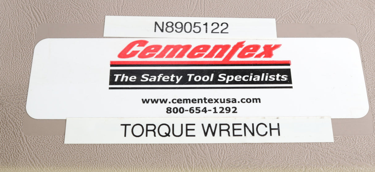 CEMENTEX - 1575TW38F-K - INSULATED TORQUE WRENCH 15-75 FT|LBS 3|8"DRIVE