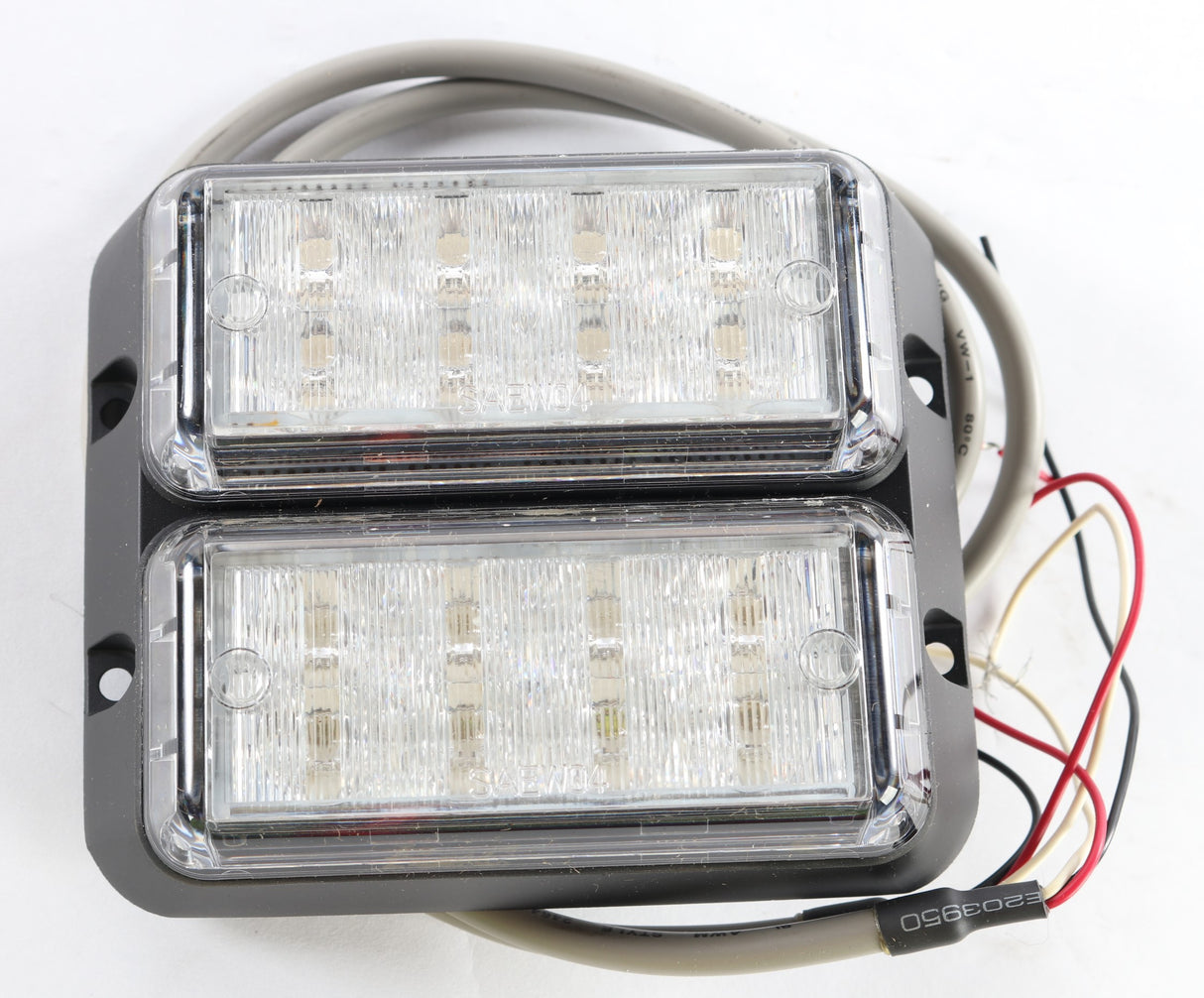 SOUNDOFF SIGNAL - EP2DSMDBF - LIGHT: DUAL STACKED SURFACE MOUNT LED AMBER|WHITE