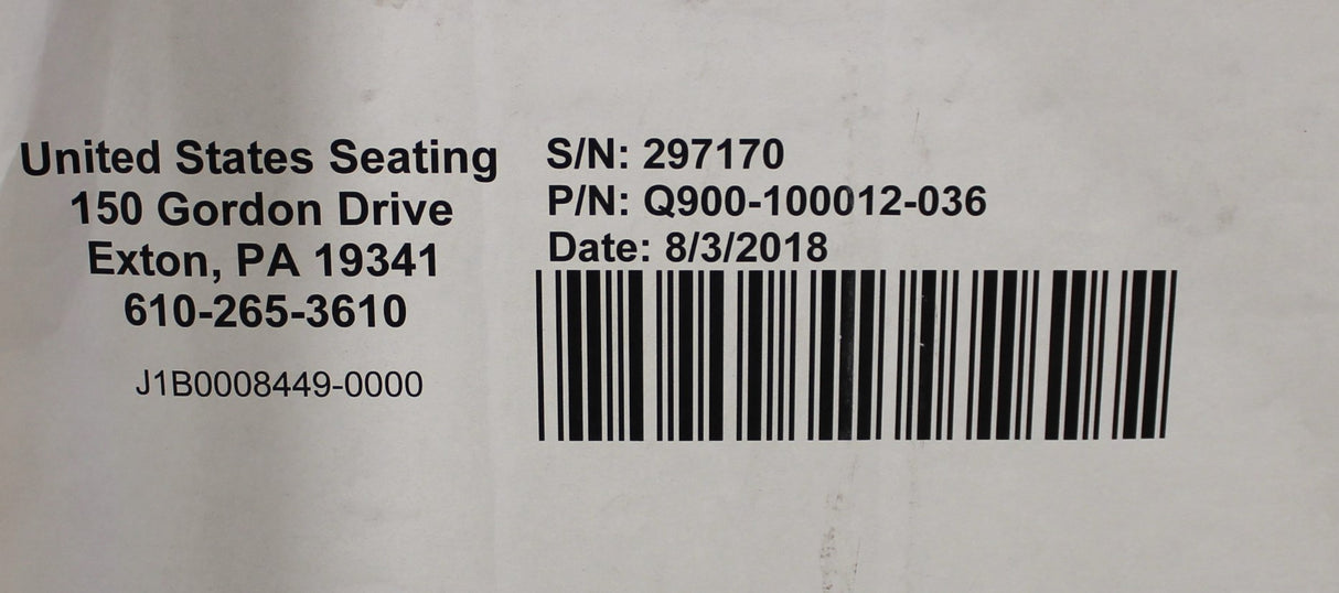 USSC - Q900-100012-036 - DRIVER'S SEAT ASM USSC 9100AL