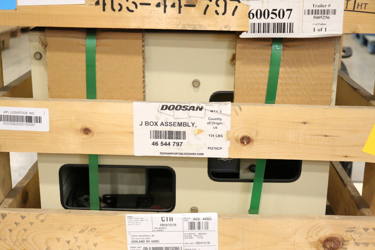 BOBCAT PORTABLE POWER - 46544797 - J BOX ASSEMBLY G145