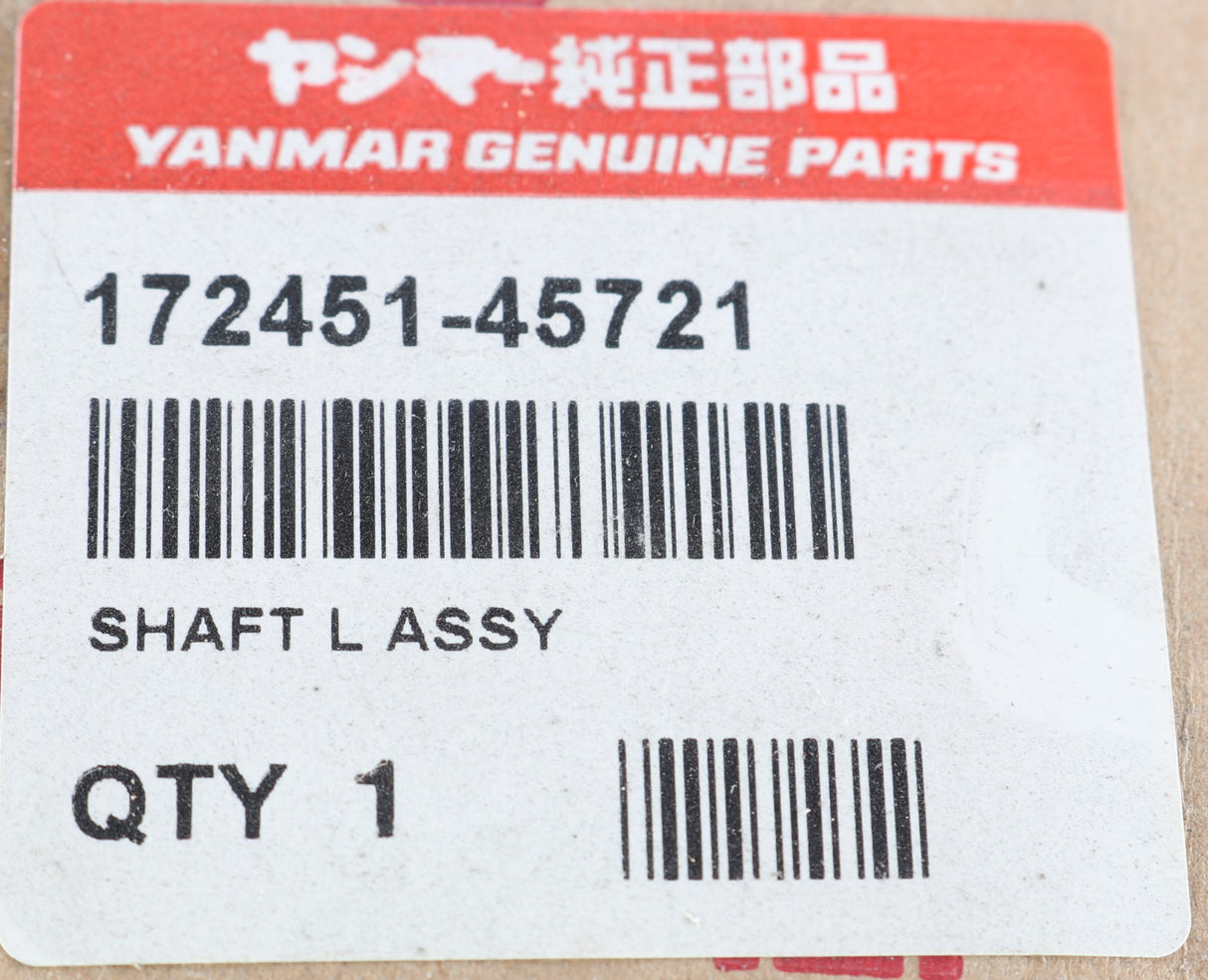 YANMAR - 172451-45721 - SHAFT L ASSY