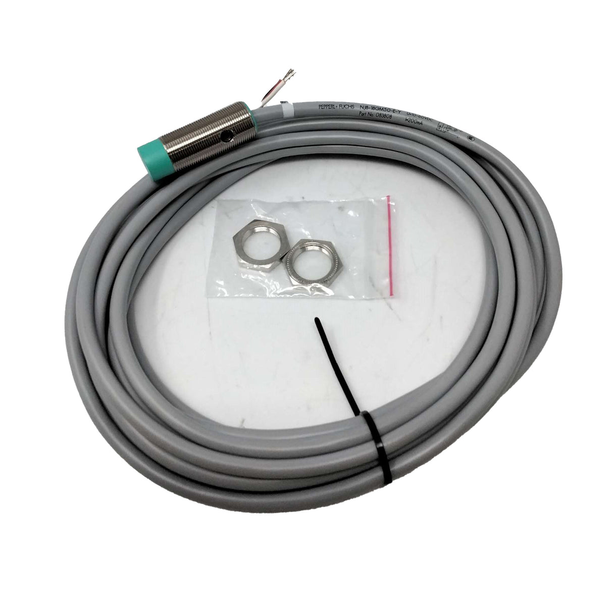 PEPPERL & FUCHS - 083808 - INDUCTIVE PROXIMITY SENSOR NJ8-18GM50-E-Y