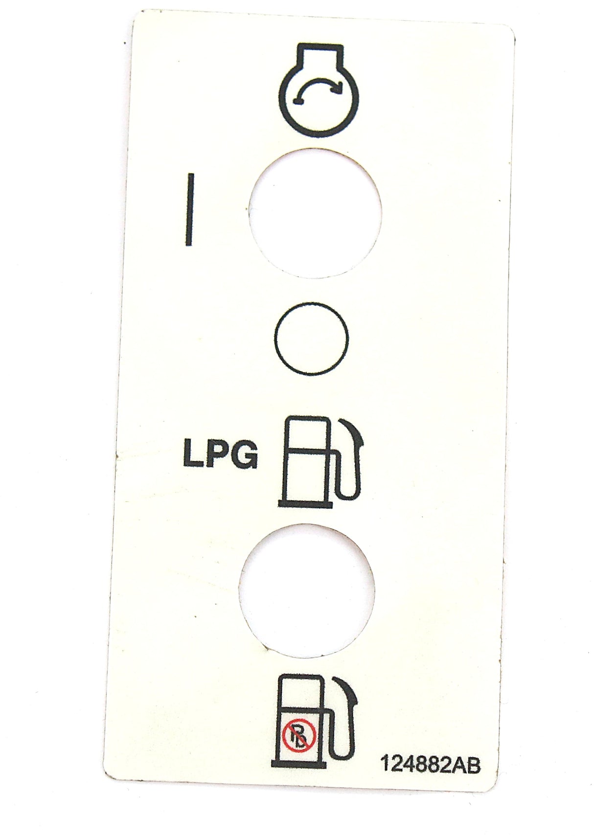 JLG - 70046020 - DECALSTART ON|OFF|LP-G