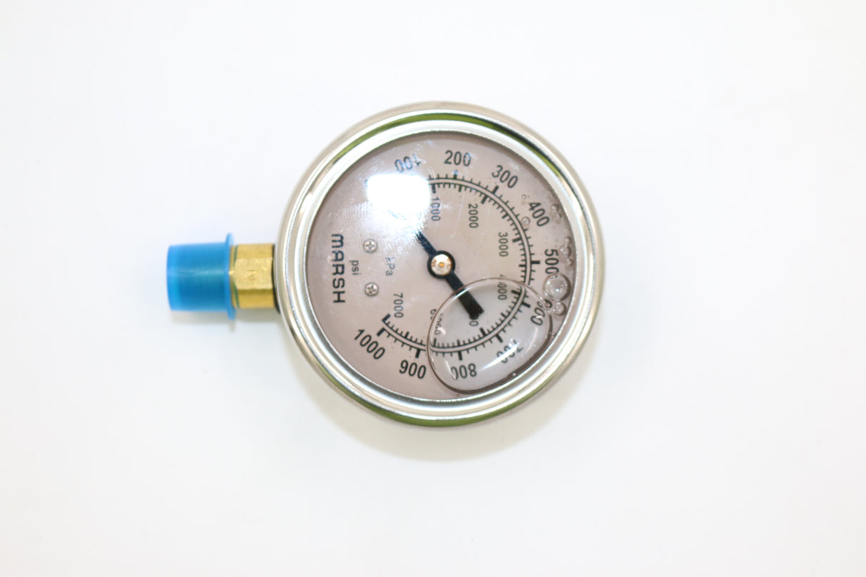 JLG - 70046233 - PRESSURE GAUGE 0-1000PSI S.S. 2-1/2" DIAL 1/4"MNPT