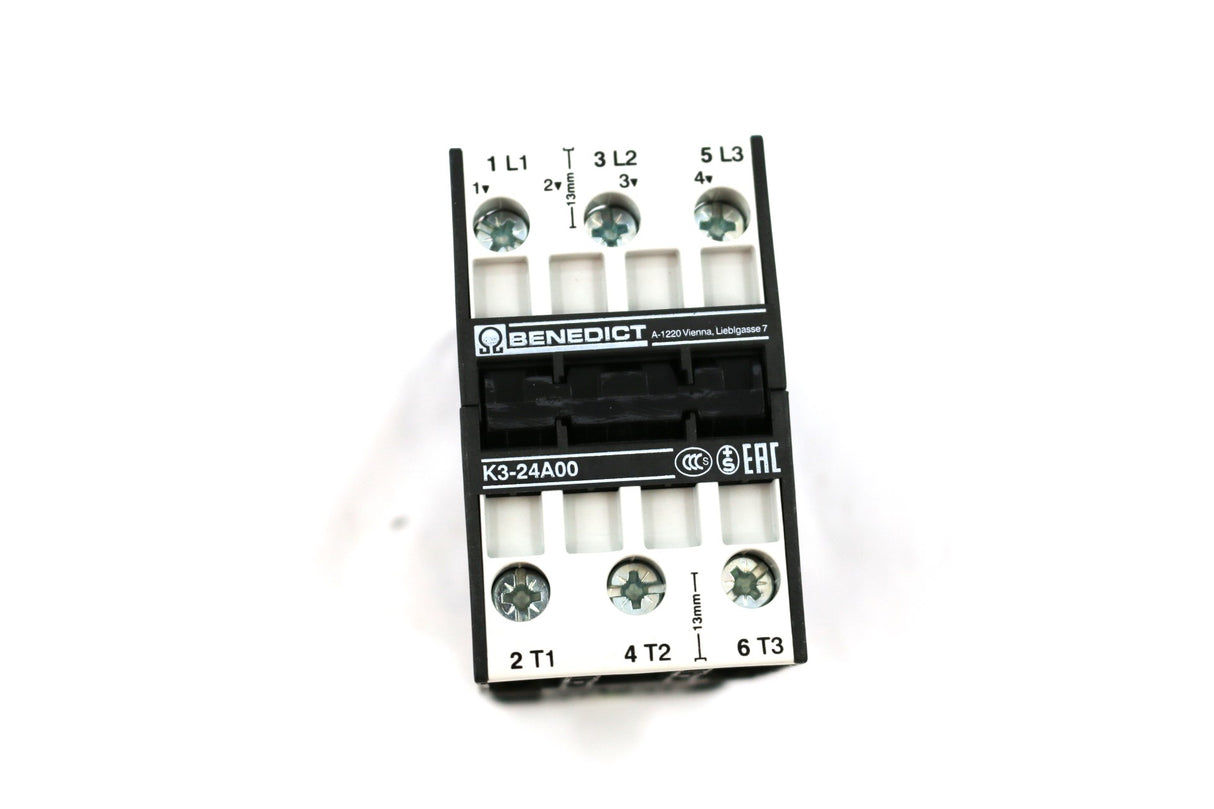BENEDIKT & JAGER - K3-24A00 24 - CONTACTOR: 3-POLE 24V COIL