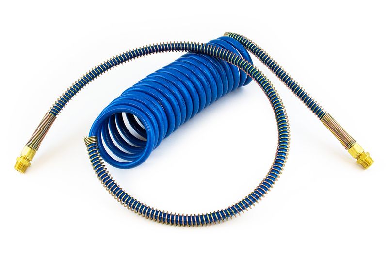 MACK - 6450-451039NB - COILED AIR HOSE: BLUE 15' W|40" LEAD POLAR