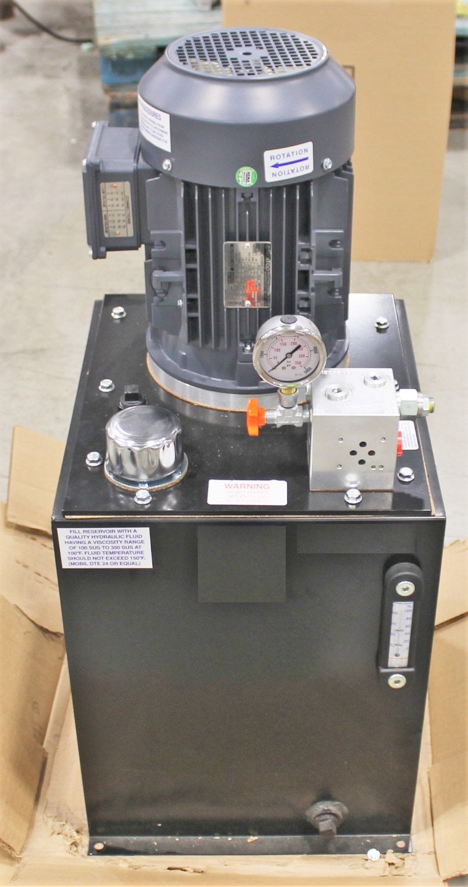 MONARCH - 36ND81 - HYDRAULIC POWER UNIT: 15gal 5HP 230/460V