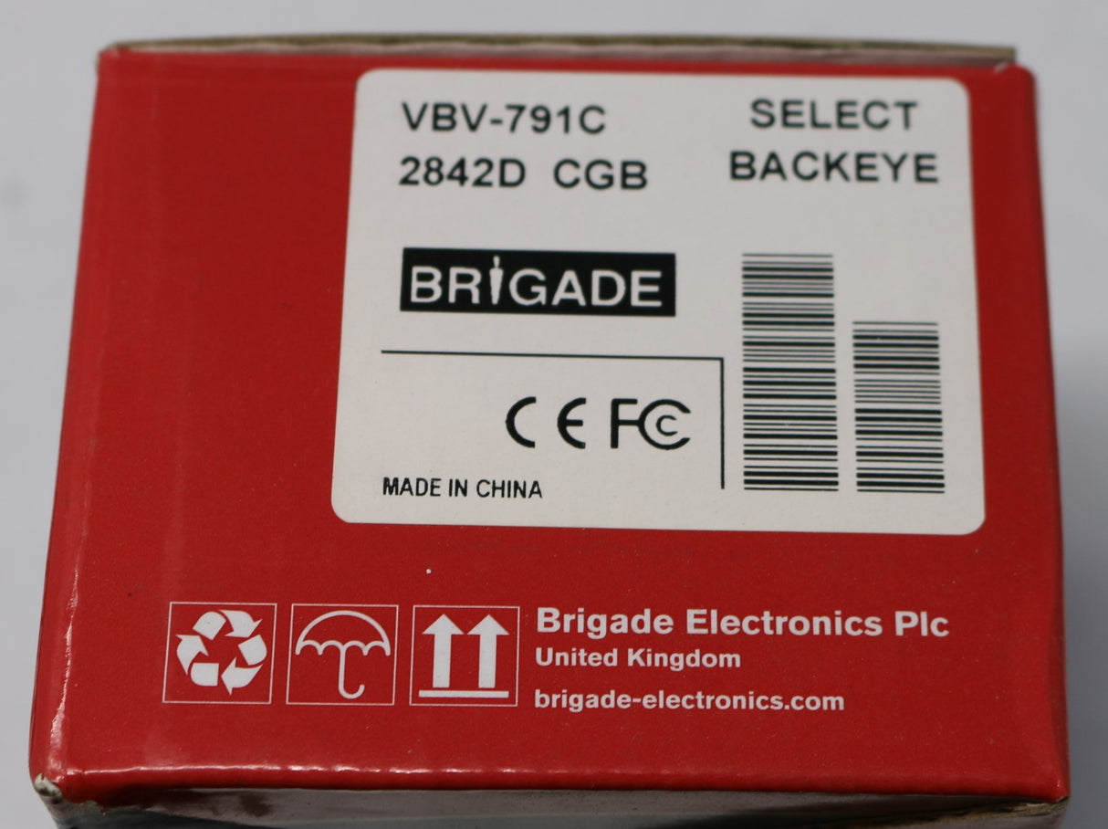 BRIGADE ELECTRONICS - VBV-791C - SELECT BACKEYE CAMERA WATERPROOF TO IP69K