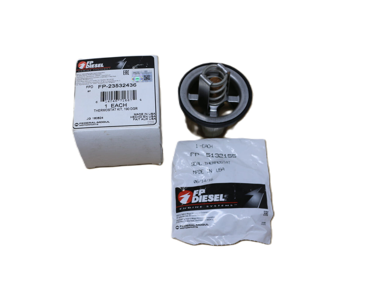 FP DIESEL - FP-23532436 - ENGINE THERMOSTAT KIT 190 DEG F