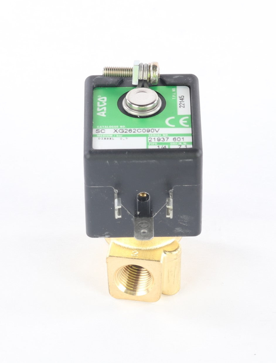 EMERSON - ASCO / JOUCOMATIC / REDHAT - SC-XG262C090V - SOLENOID VALVE: DIESEL FUEL SHUTOFF 1/4"NPT