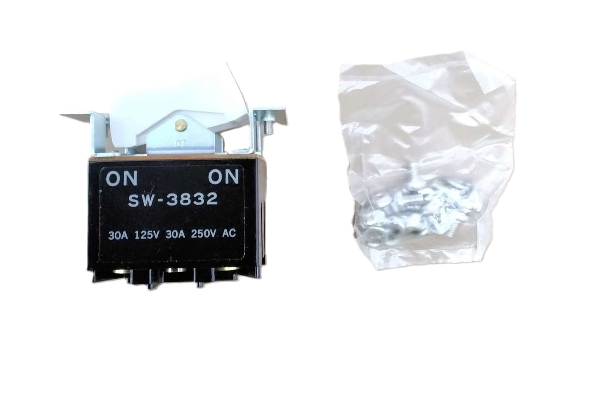 NKK SWITCHES (NIHON KAIHEIKI KOGYO) - SW-3832 - ROCKER SWITCH 3-POLE 2-POS ON-ON
