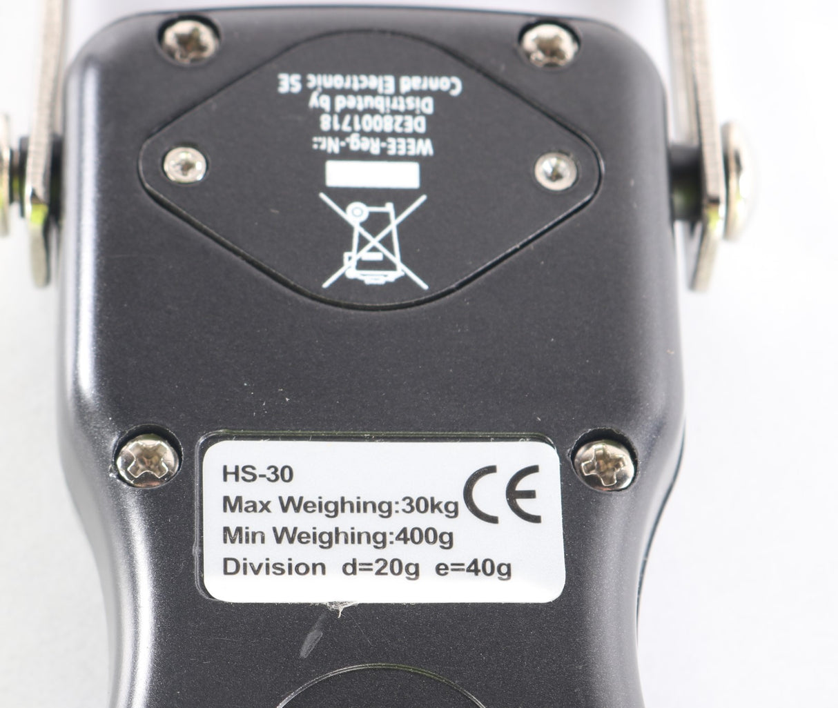 VOLTCRAFT (CONRAD ELECTRONIC) - HS-30 - HANGING SCALE 30kg MAX
