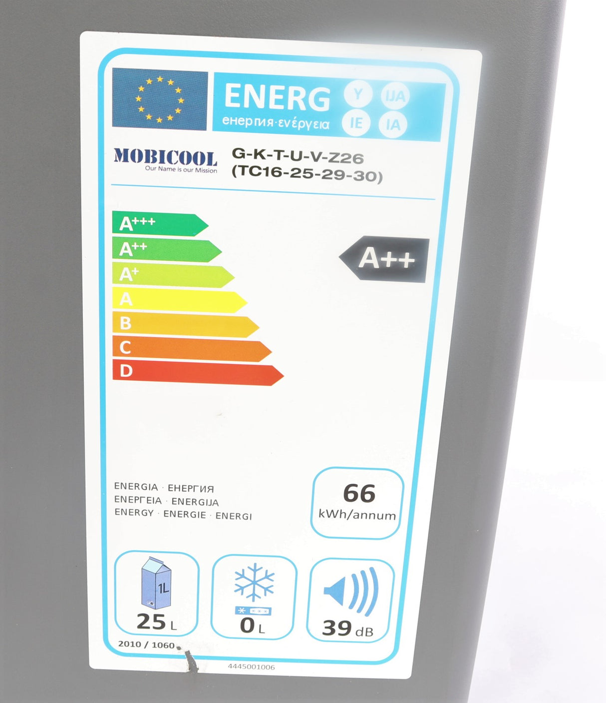 MOBICOOL (DOMETIC) - G26 - THERMOELECTRIC COOL BOX 25L 230VAC/12VDC EUROPEAN