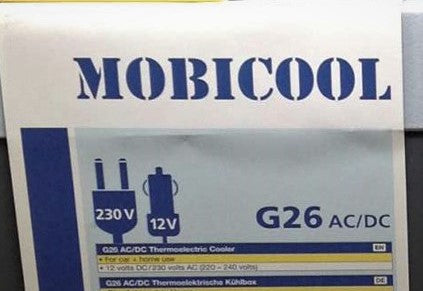 MOBICOOL (DOMETIC) - G26 - THERMOELECTRIC COOL BOX 25L 230VAC/12VDC EUROPEAN