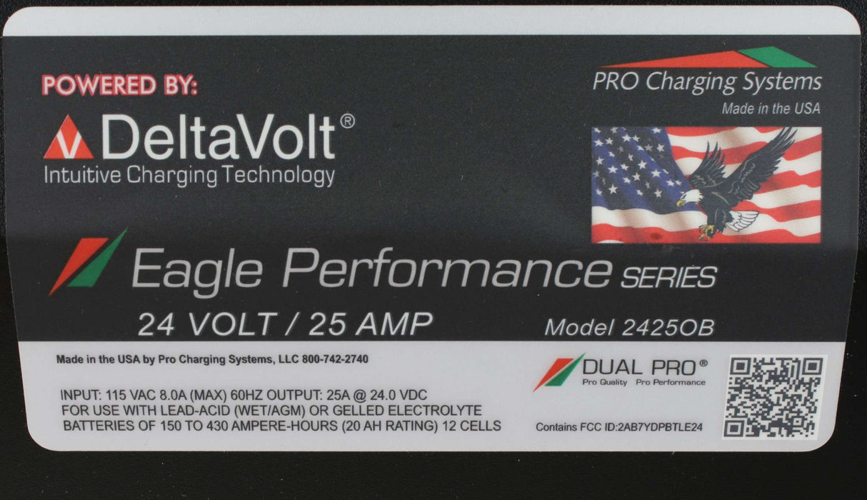 JLG - 70011886 - BATTERY CHARGER - ON BOARD 115VAC 8A / 24VDC 25A