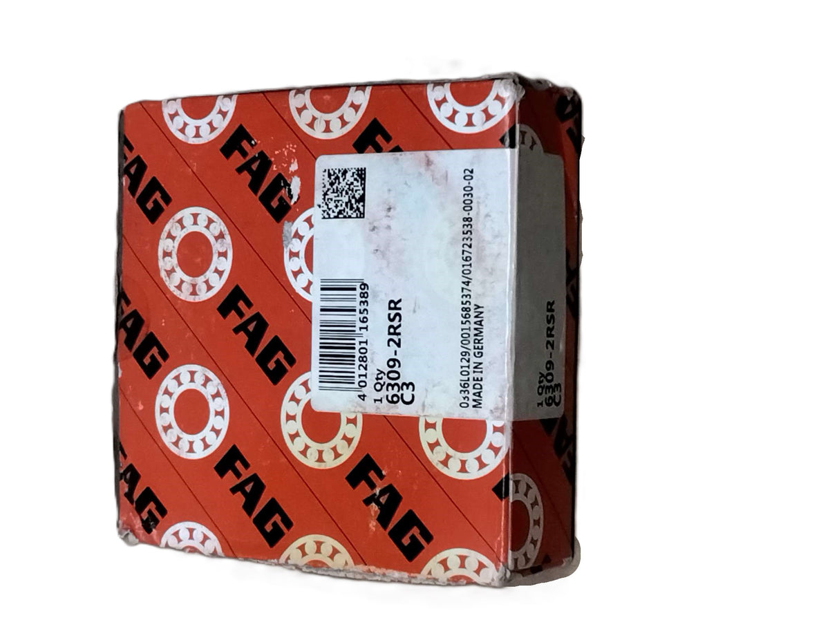 FAG - 6309-2RSR-C3 - BALL BEARING: DEEP GROOVE RADIAL 100mm OD 2-SEALS