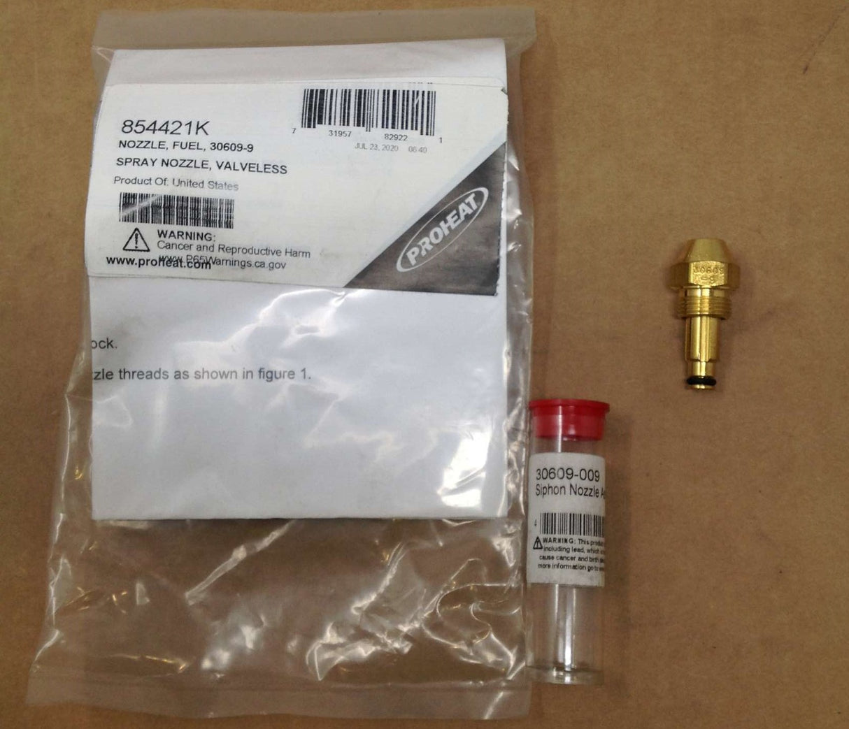 DELAVAN SPRAY TECHNOLOGIES (RW BECKETT) - 30609-009 - SPRAY NOZZLE VALVELESS WITH O-RING