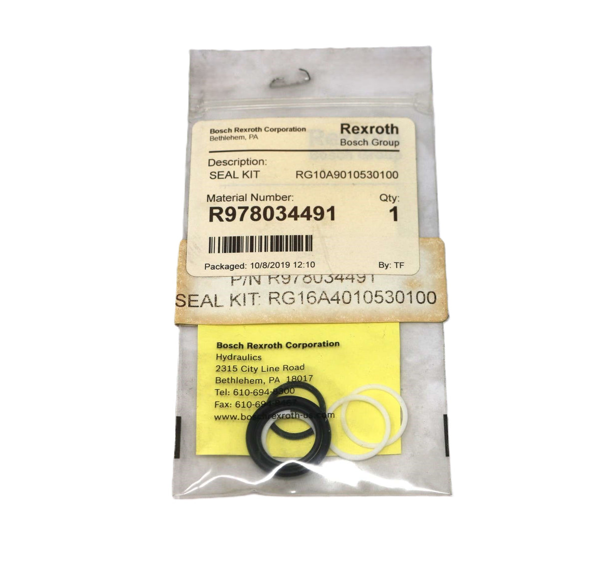 REXROTH - R978034491 - SEAL KIT RG10A9010530100