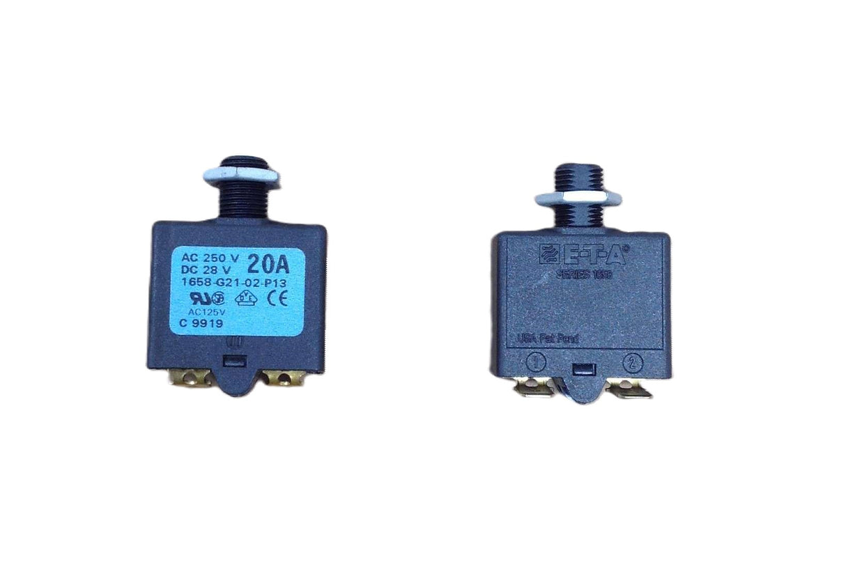 E-T-A - 1658-G21-02-P13-20A - CIRCUIT BREAKER COMPACT 20A