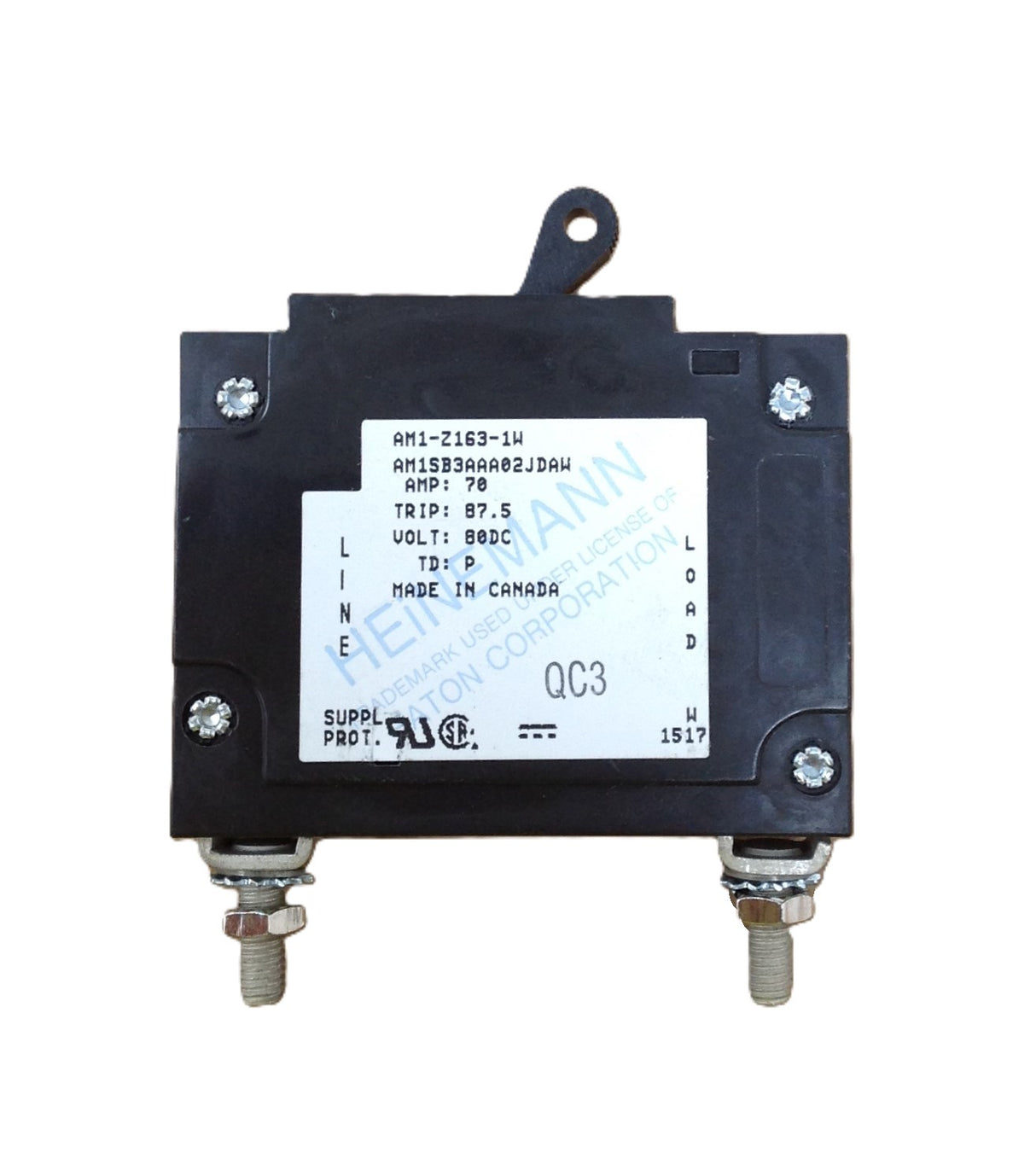 HEINEMANN (EATON ELECTRICAL) - AM1-Z163-1W - CIRCUIT BREAKER 70A