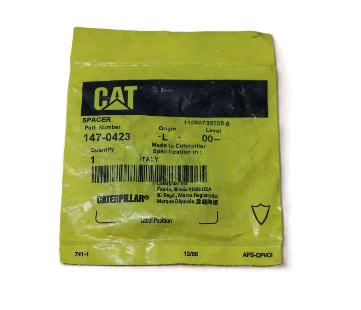 CATERPILLAR - 147-0423 - SPACER WASHER