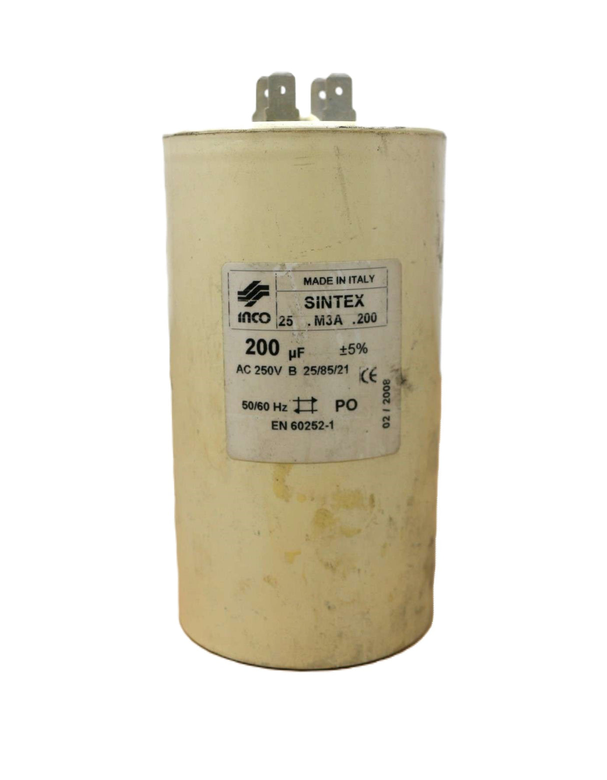 INCO - SINTEX25.M3A.200 - CAPACITOR 200uF