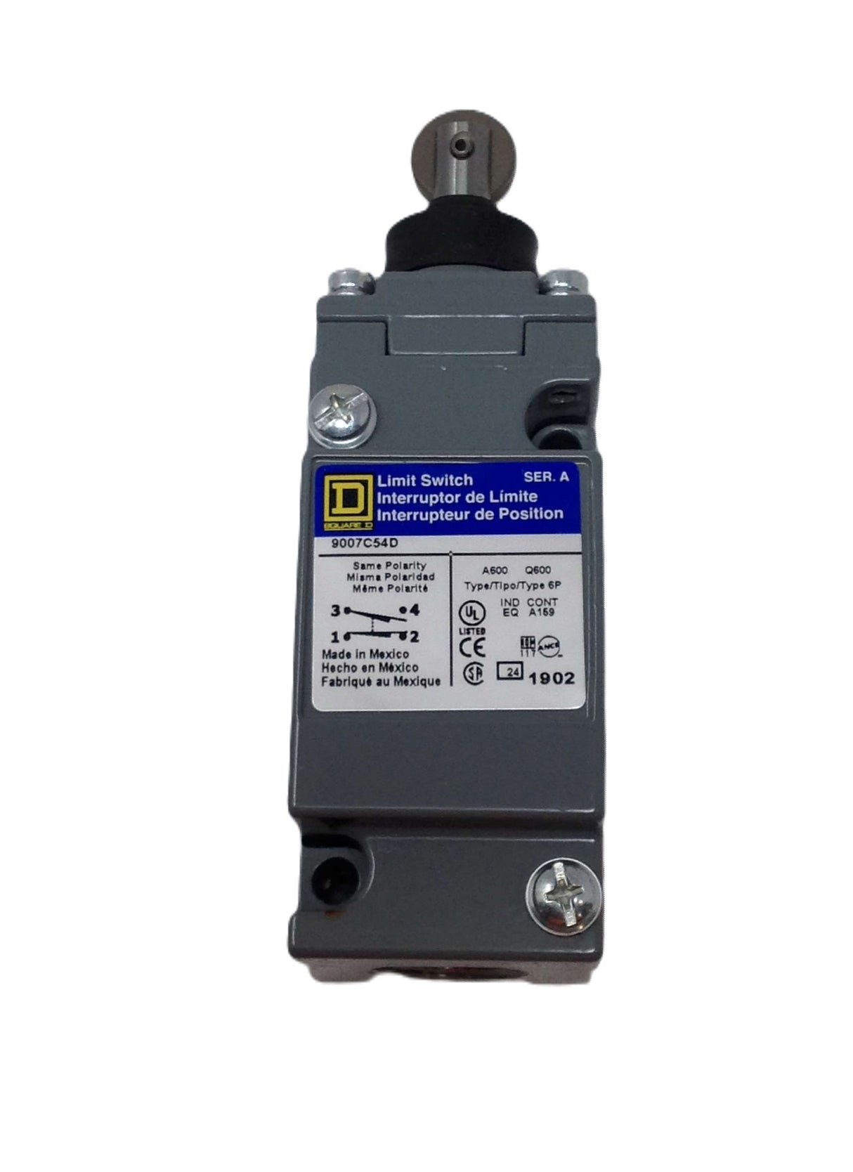 SQUARE D - 9007C54D - LIMIT SWITCH